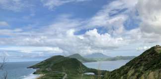 PWD: Timeline for Clearing Debris and Bush at the South East Peninsula Beautiful view of Frigate Bay on the island of Saint Kitts. Basseterre.